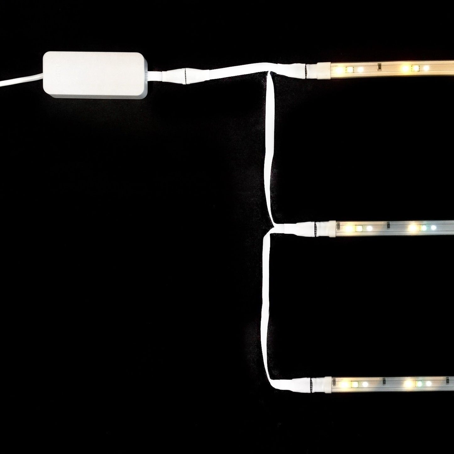 Plus V2 - ZWARTE parallelkabel | Multipoint splitter 3, 4, 5, 6, 7, 8+ uitgangen | in meters