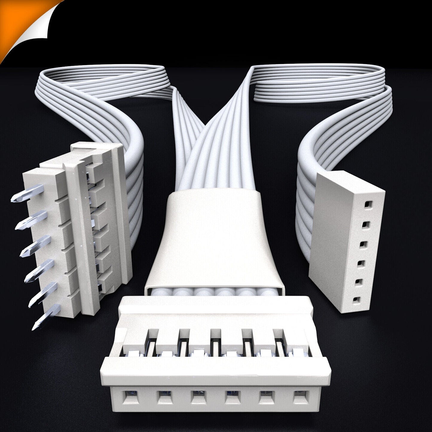 Plus V4 - Splitter WIT | BEDIENINGSKAST > Starter & Afsnijdstuk | in voet
