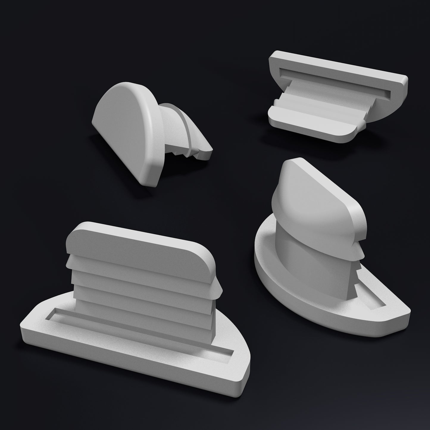 Flux End Cap - Pack of 4