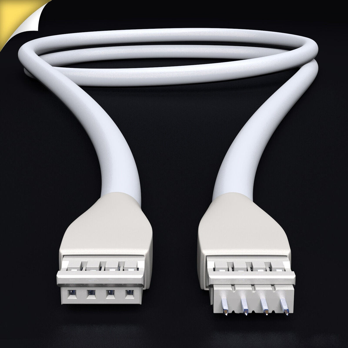 OmniGlow - CONTROL BOX Cable | upto 10 feet | B - Round White / 2inch - LightStrips Anonymous